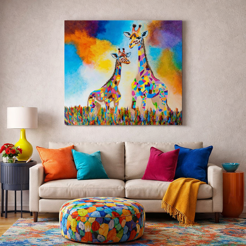 Bold Wall Art Is the Fastest Way to Transform a Boring Living Room — Here's How to Do It Right