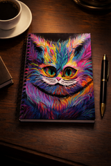 Cheshire Smile Spiral Notebook