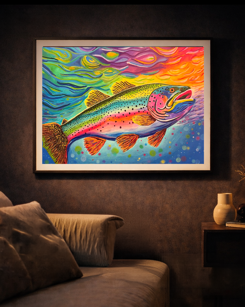 Colorful wall art prints and bold art by Danielle Cowdrey